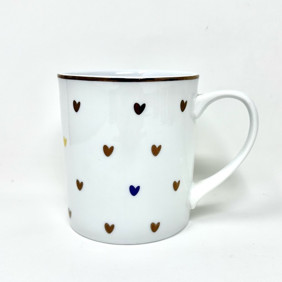 Pottery Barn/Williams-Sonoma/West Elm Human Rights Campaign Love Is Hearts Mug - Picture 1 of 7